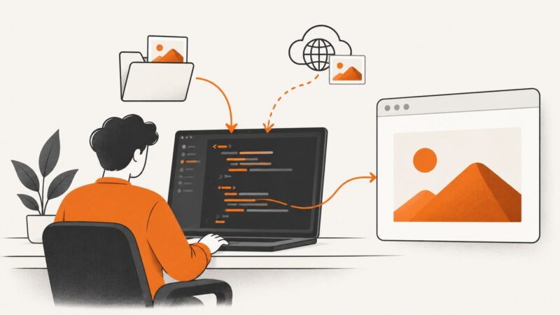How to Add an Image URL in VS Code HTML