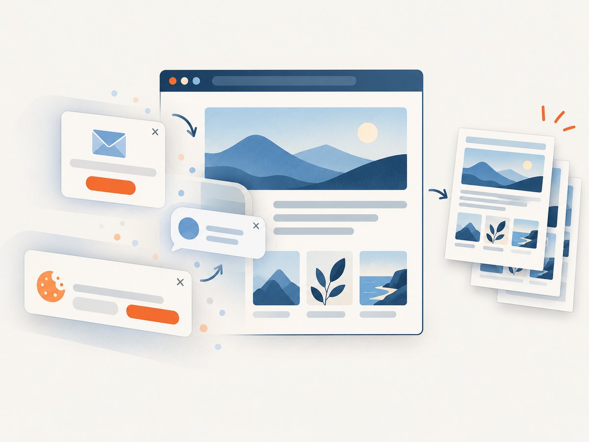 Clean page captures are easier to read when inserted into a document.