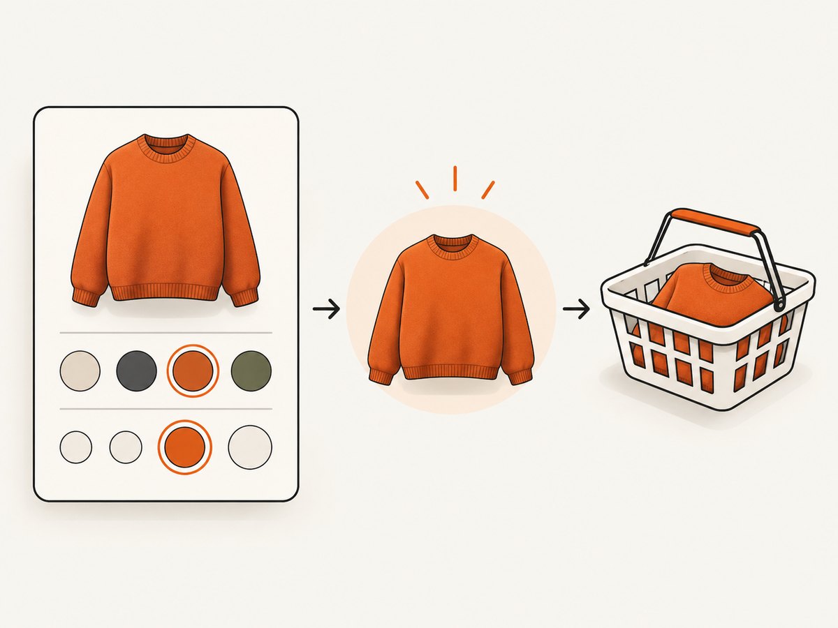 Resolve selected options to a valid variant before submitting the cart request.