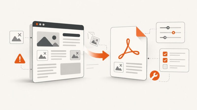 Why Adobe Webpage-to-PDF Conversion Fails and How to Fix It