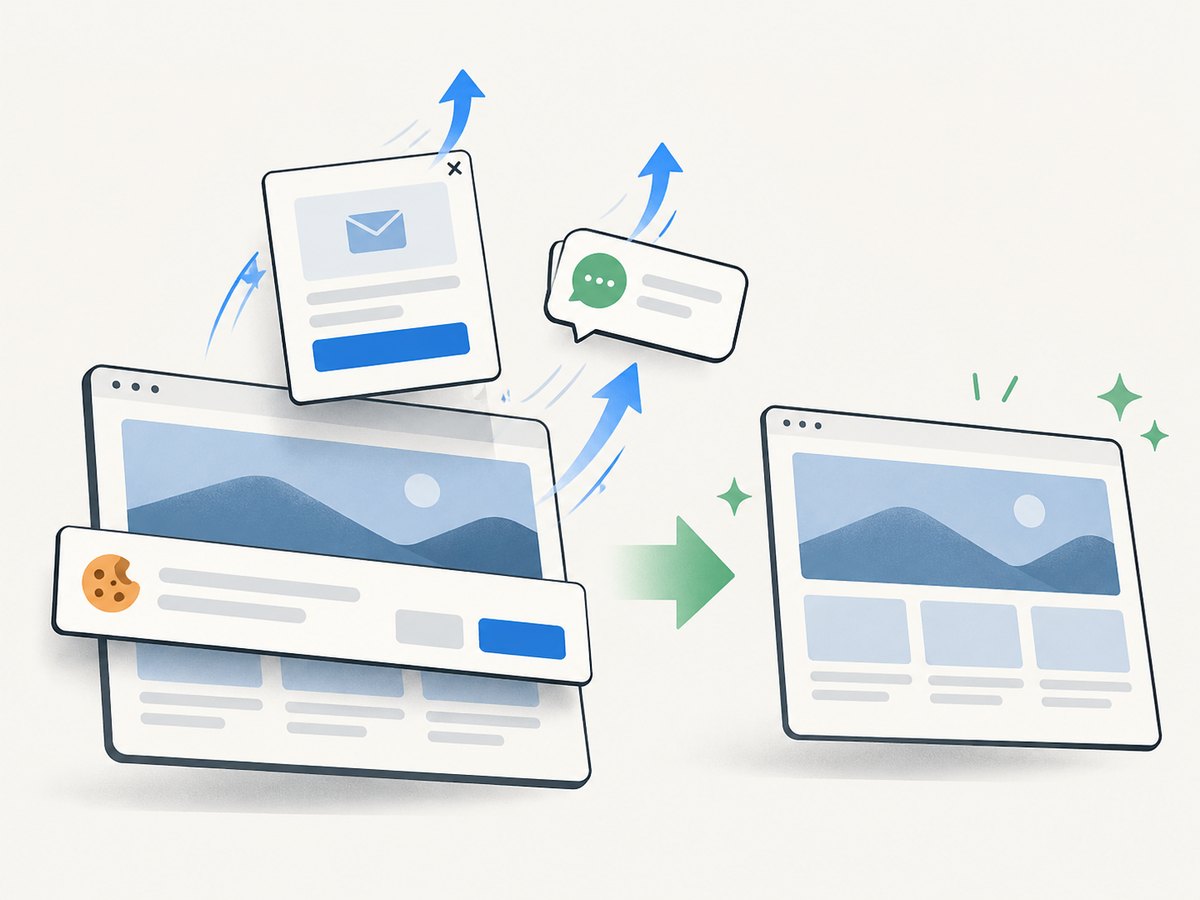 A screenshot API can prepare a clean page capture without requiring you to operate a browser pool.