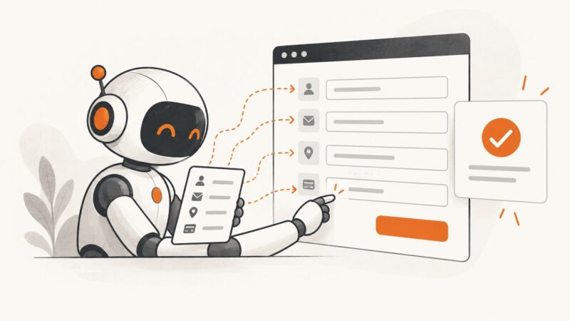 How to Let an AI Agent Fill Web Forms with a Browser