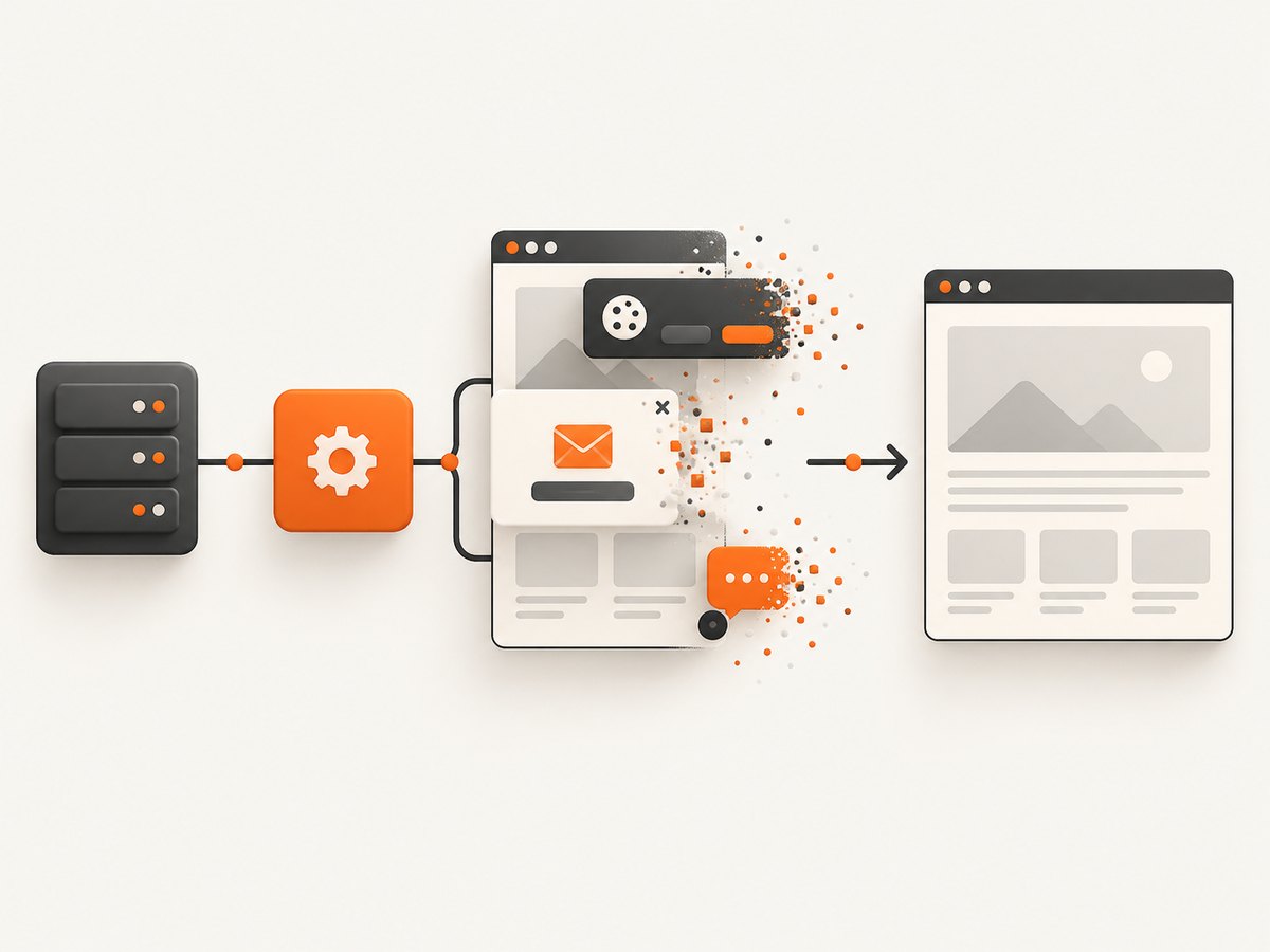 A capture service can clean common page overlays before returning an image to an agent.