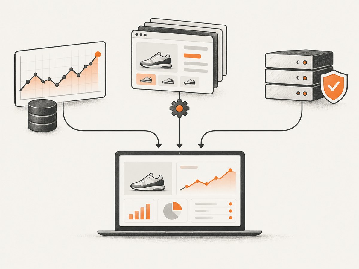 The three documented options serve different jobs: price history, managed extraction, and seller-authorized workflows.