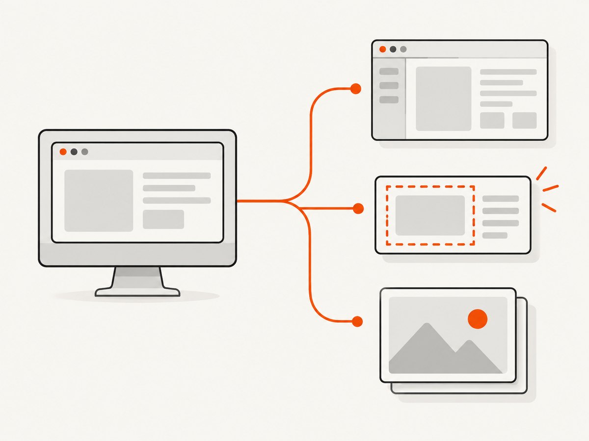 Choose live sharing for follow-ups, or a selected region or screenshot for a focused question.