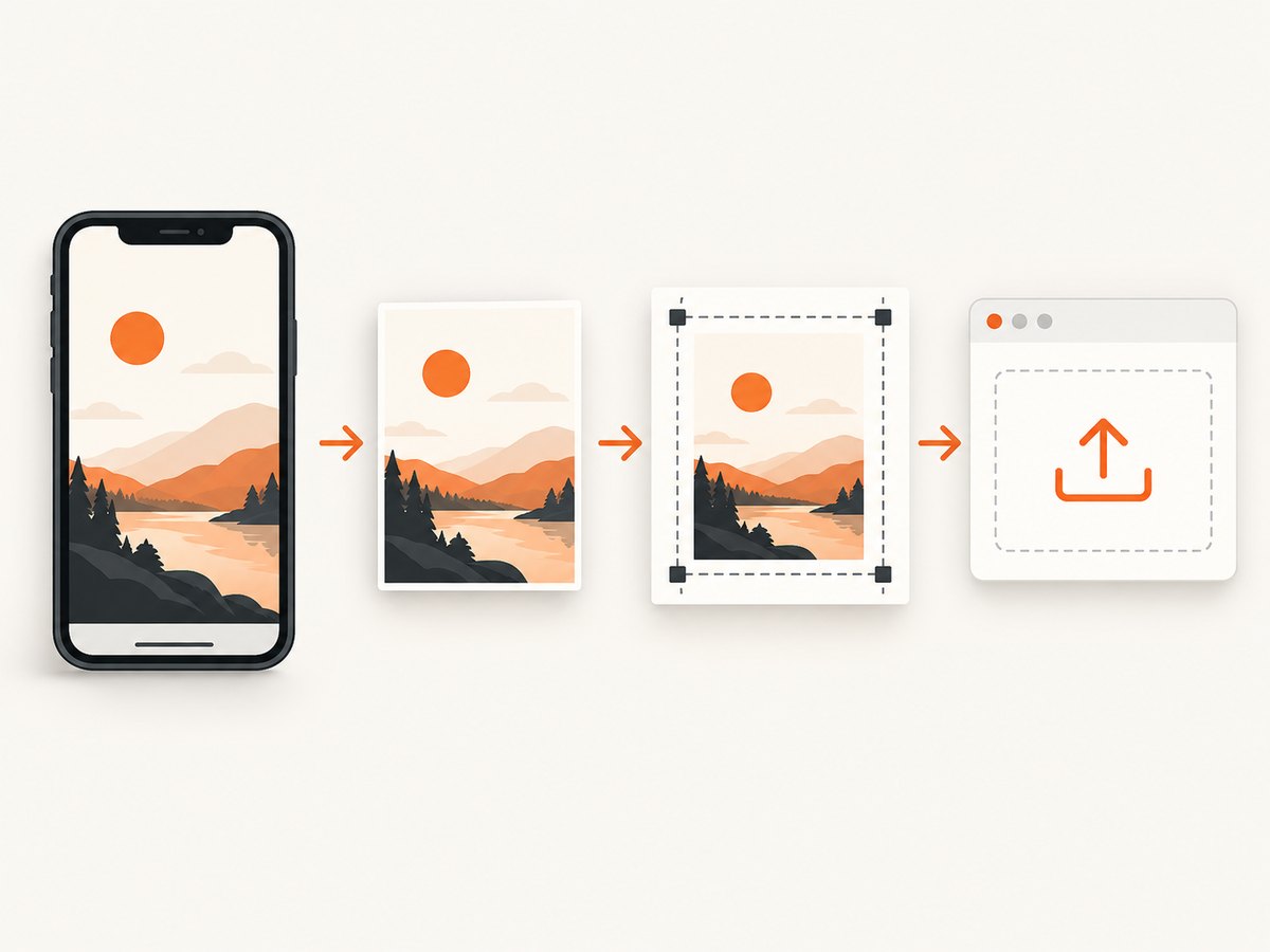 The App Store workflow runs from device or simulator capture through validation and upload.