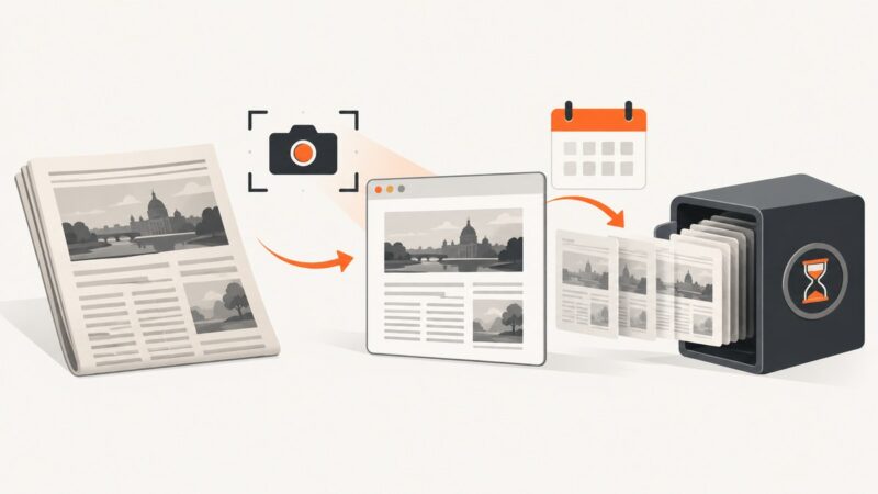 How to Archive News Websites with Screenshots
