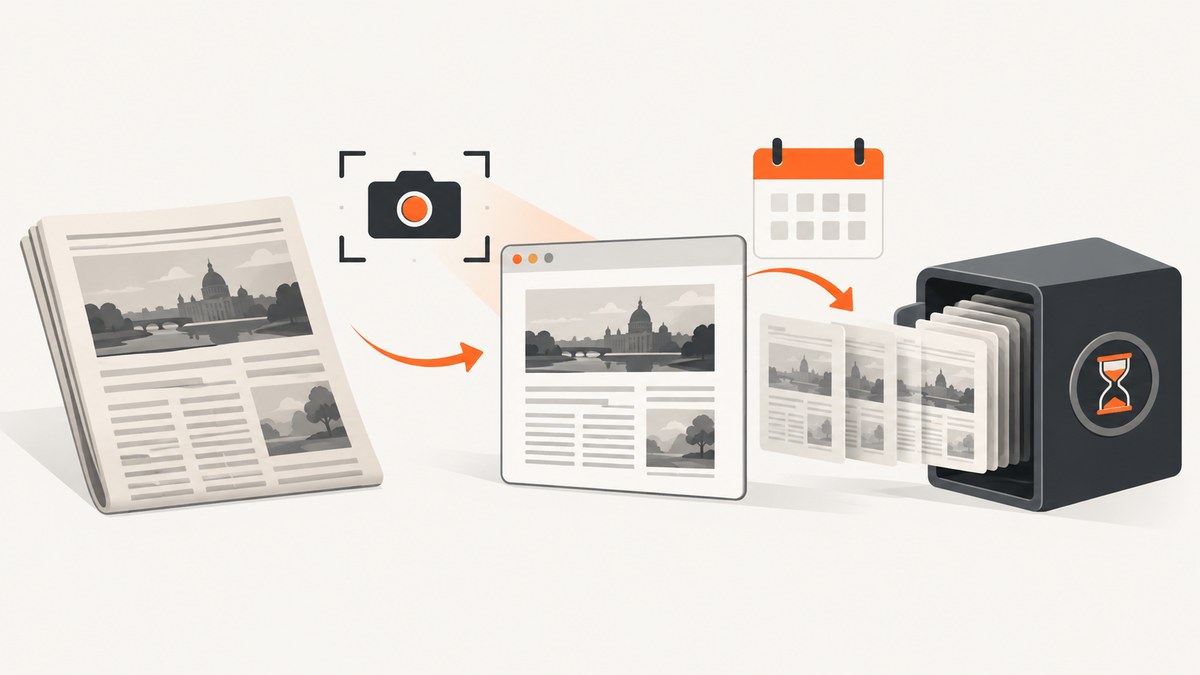 How to Archive News Websites with Screenshots