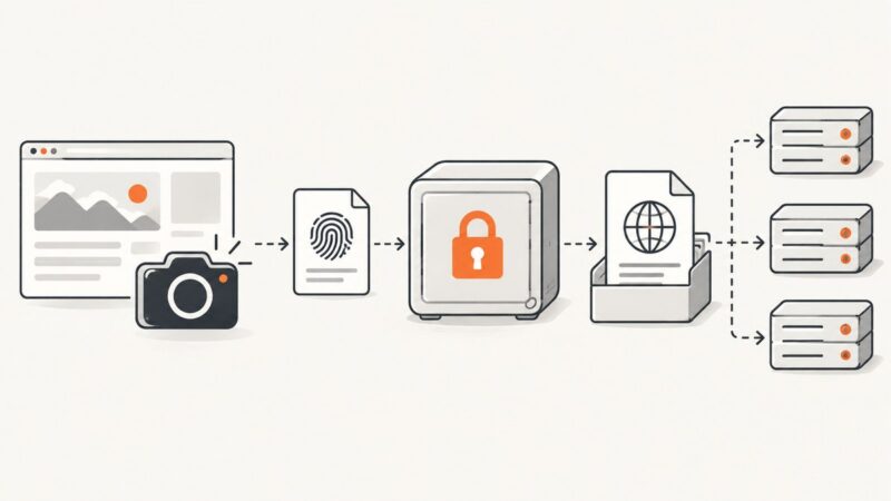 How to Archive Website Screenshots Securely
