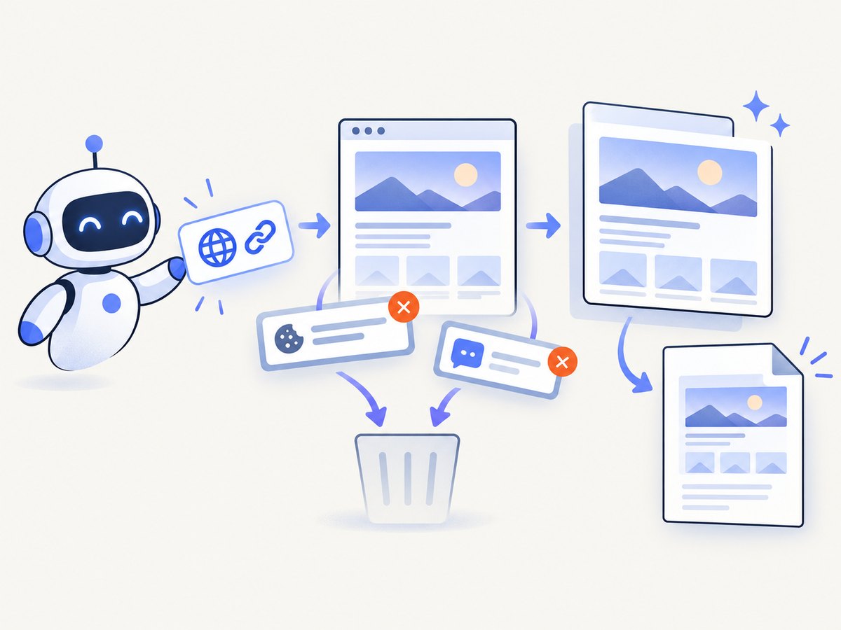 ScreenshotNeo connects an agent request to a cleaned screenshot or PDF.