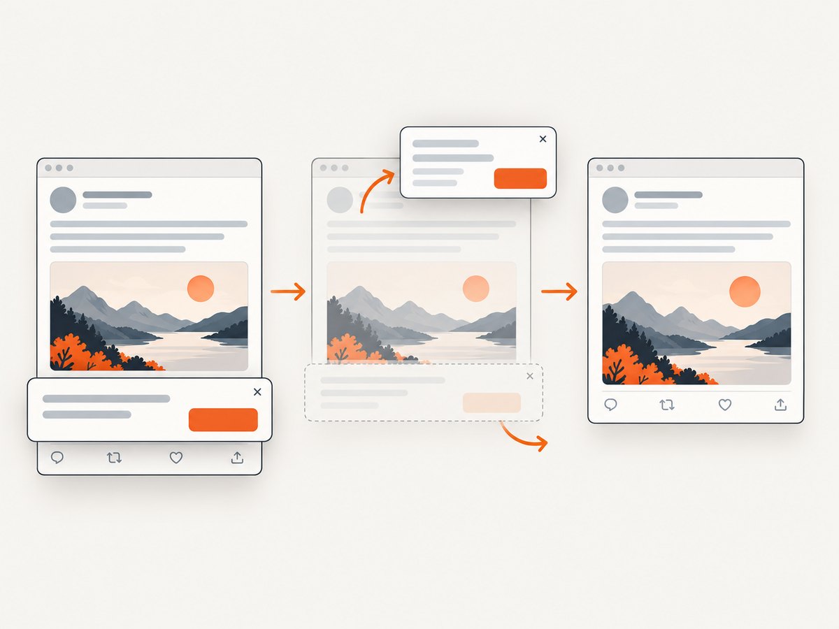 A clean capture can remove page clutter before you decide what information to redact.