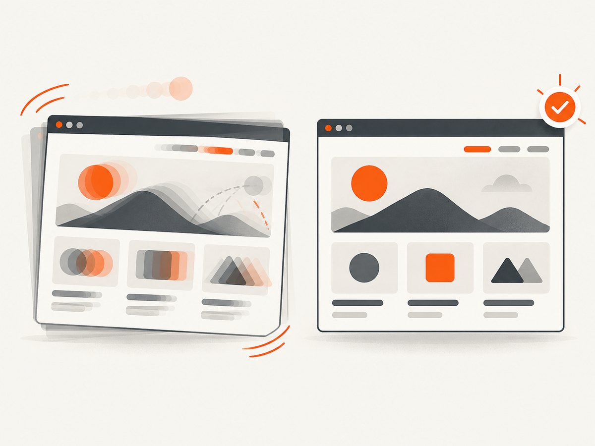 Stable rendering conditions reduce irrelevant differences in visual tests.