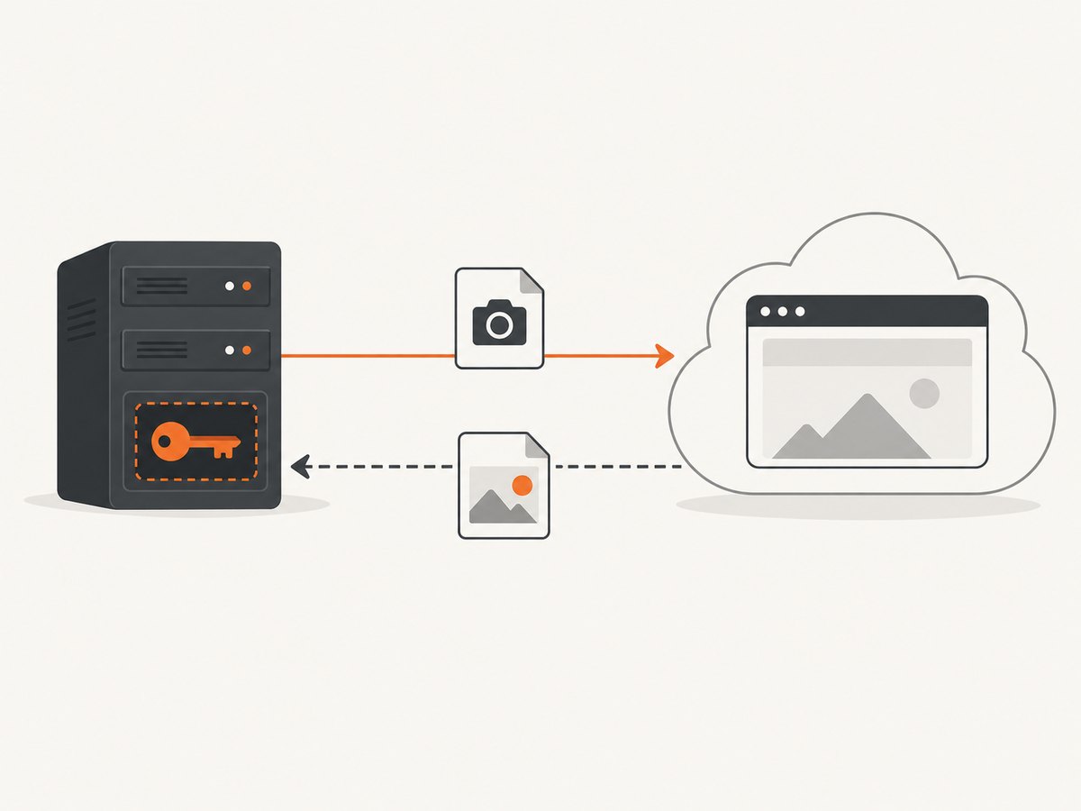 Keep the provider secret on your server while returning only the capture result to the client.