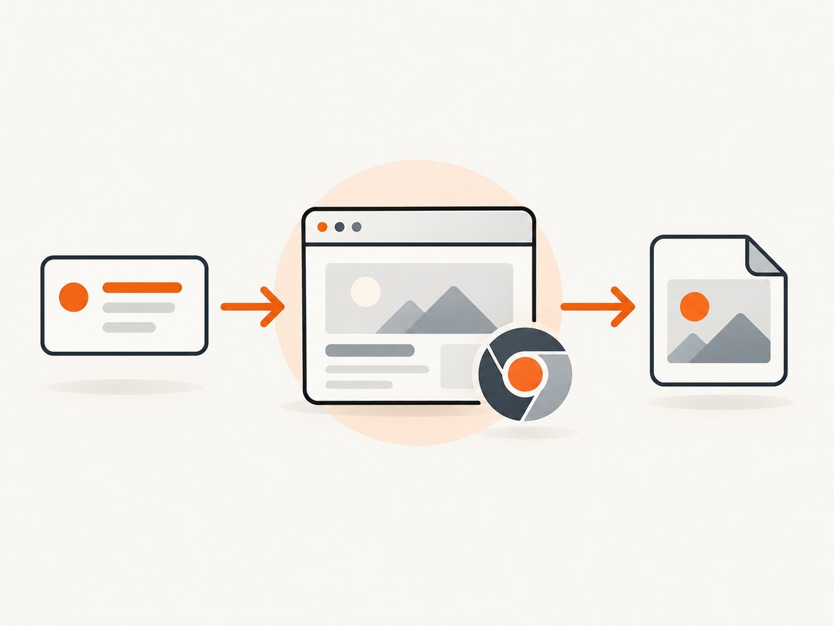 The common automation flow: launch, navigate, wait for application state, then capture or assert.