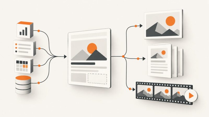 Automate the Generation of Images, PDFs, and Videos From Data