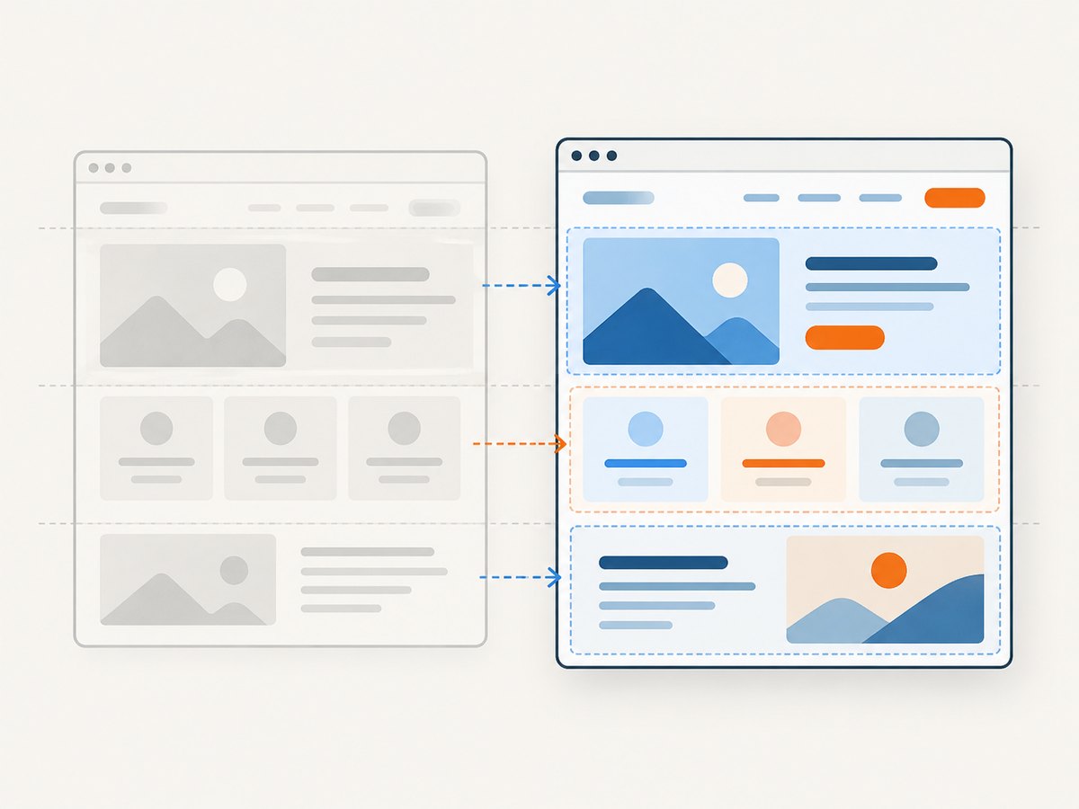 A visual assertion captures the same page state and compares it with a reviewed reference image.