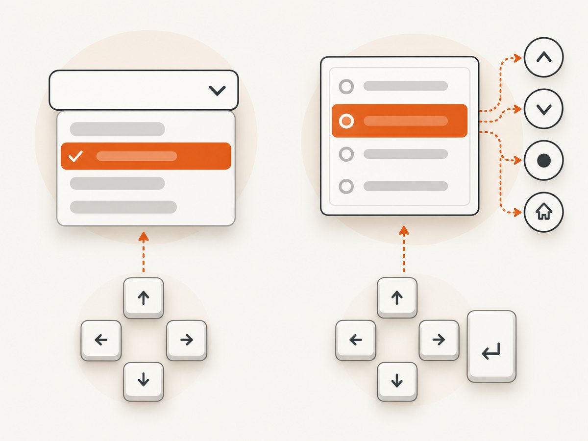 Native selects and custom dropdowns require different automation strategies.