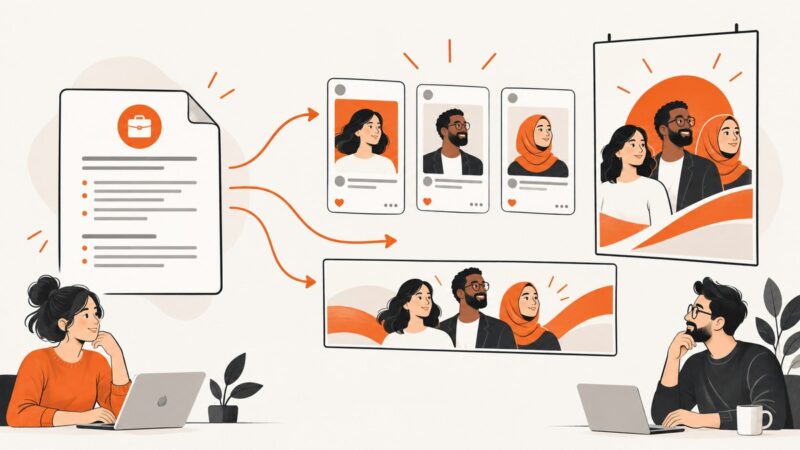 How to Automatically Generate Job Hiring Images