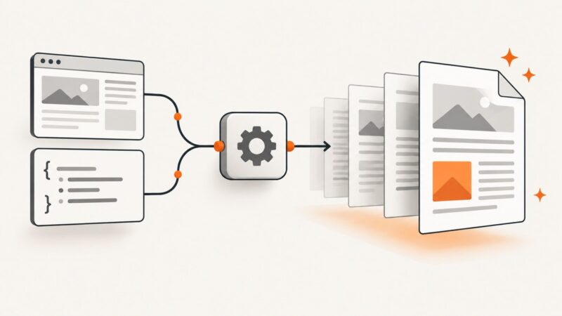 Automatically Generate PDFs via an API