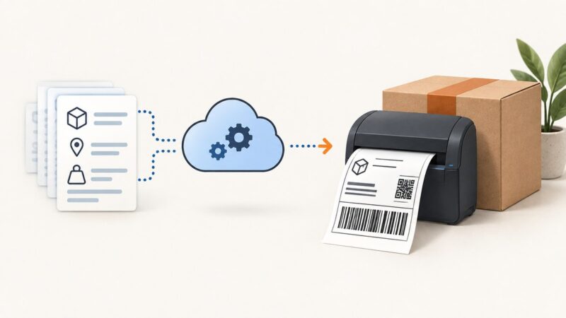 Automatically Generate Shipping Label Images