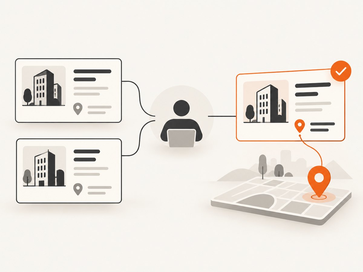 When names or locations are ambiguous, preserve candidates and route the match for review.