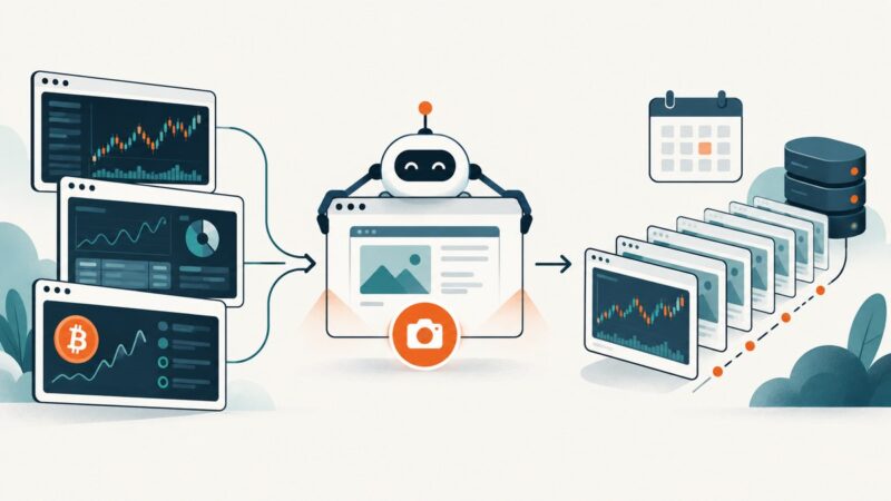 Automating Website Screenshots for Finance and Crypto Monitoring