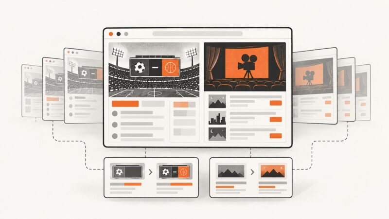 Automating Website Screenshots for Entertainment and Sports Monitoring