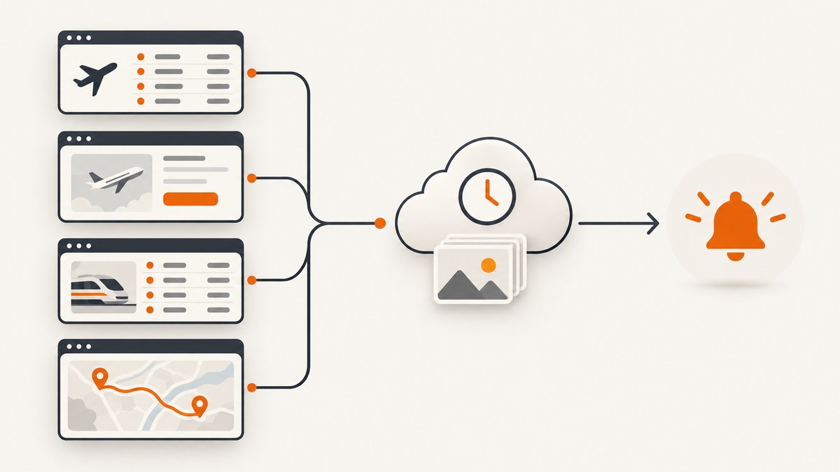 Automating Website Screenshots for Travel and Transportation Monitoring