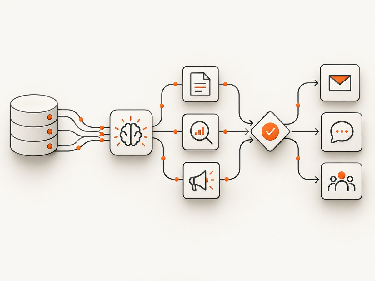 A useful evaluation follows data from intake through approval, execution and measurement.