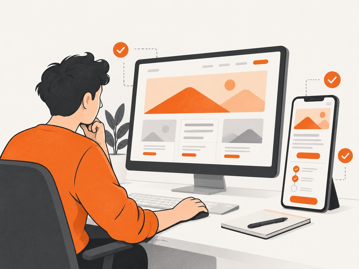 Check real visitor paths and mobile layouts before publishing a builder-generated site.