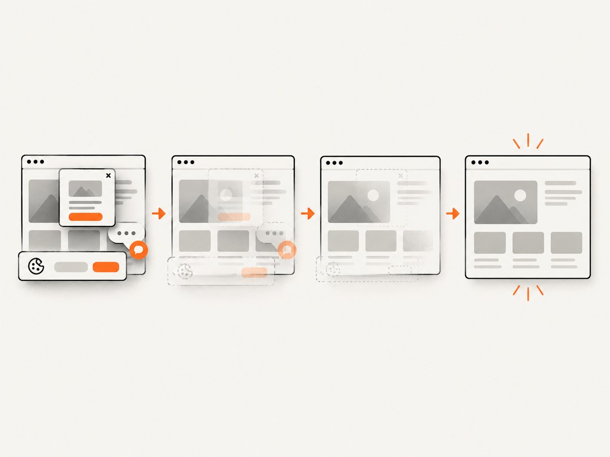 ScreenshotNeo cleans consent banners and overlays before capture.