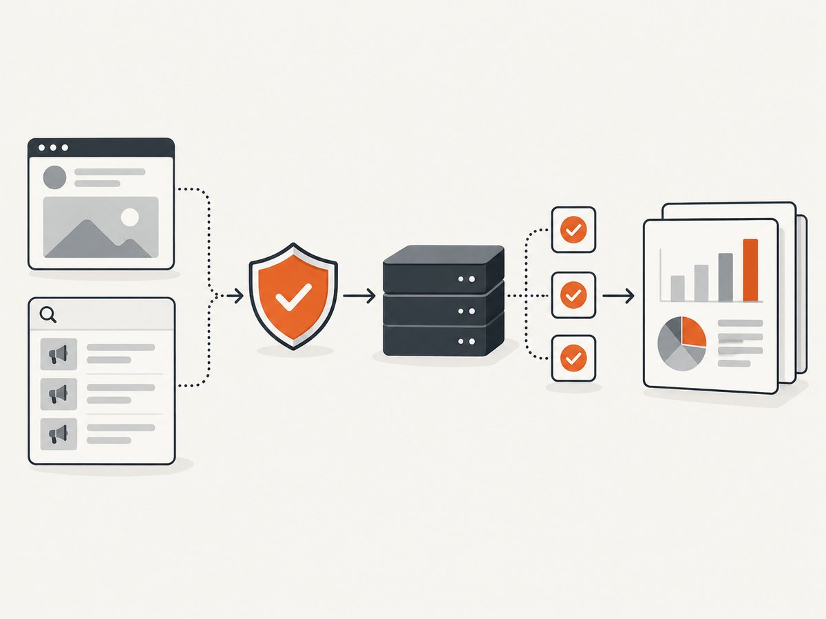 An authorized collection pipeline should record permission, minimize fields and validate every run.