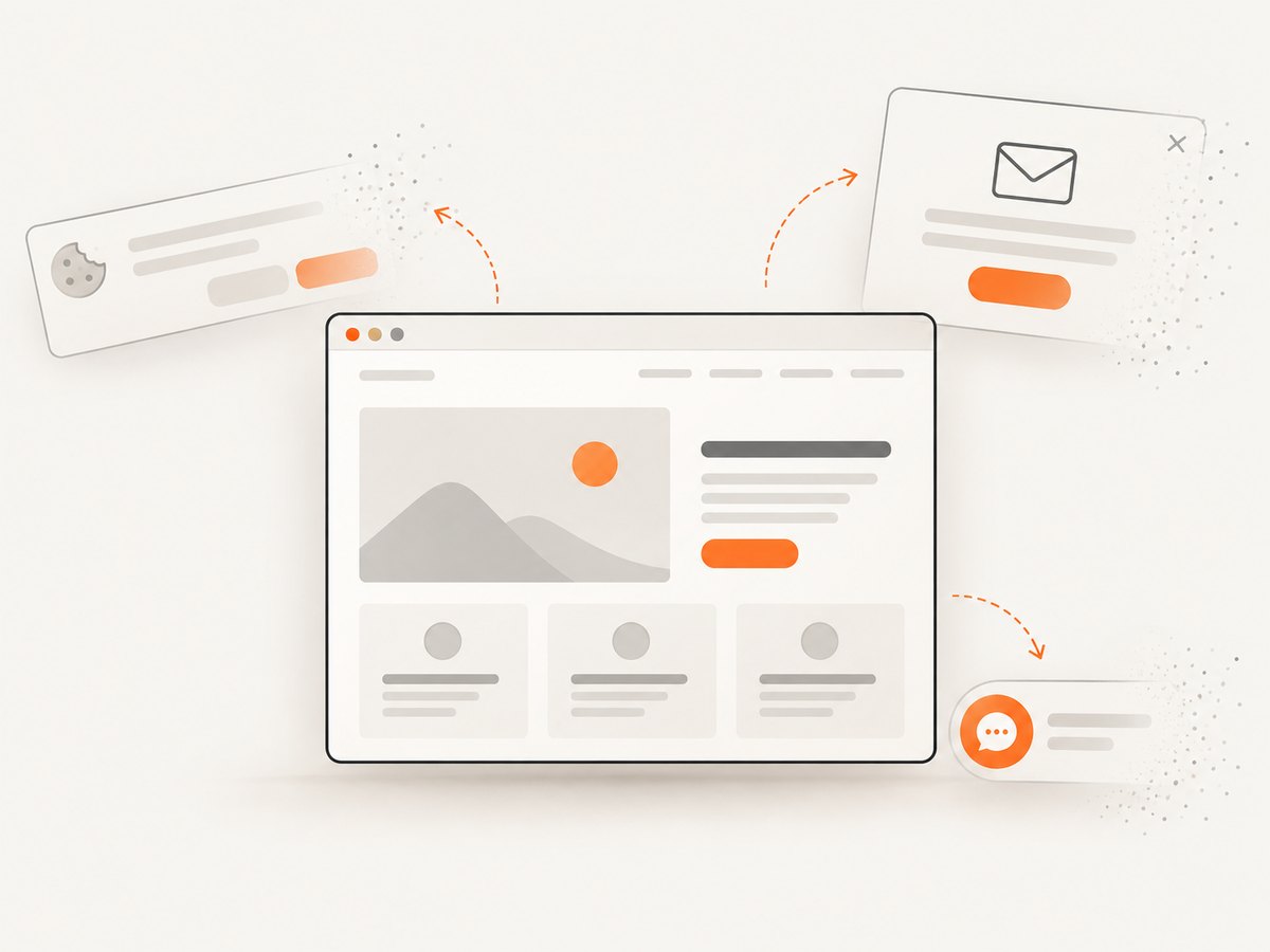 Consent banners and overlays can obscure a webpage capture unless the workflow removes or handles them first.