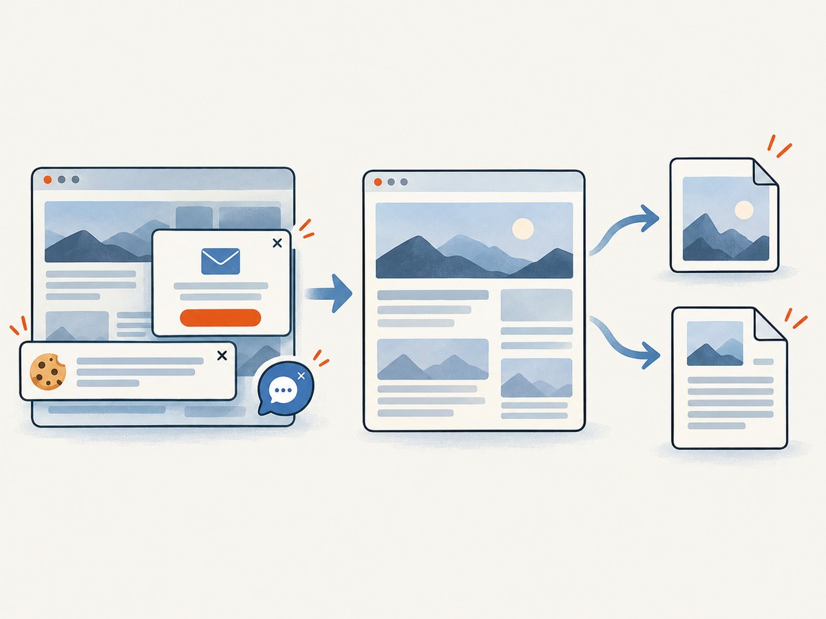 Screenshot capture is a visual output workflow, distinct from returning page text to an agent.