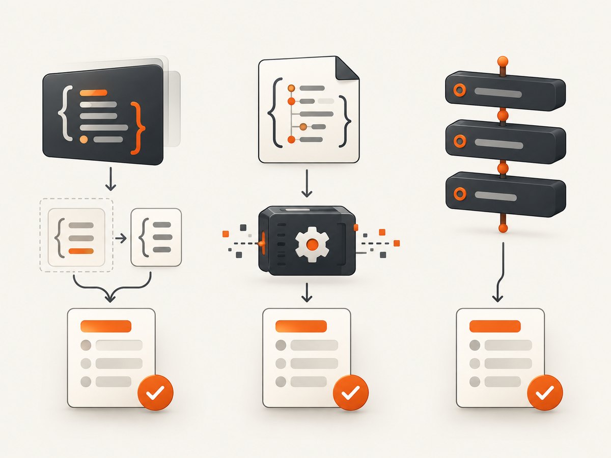 Different libraries optimize for inferred types, portable schemas, or middleware composition.