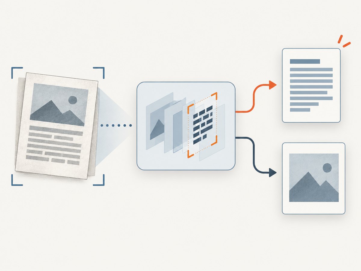 Scanned PDFs may need OCR before conversion can produce useful text.