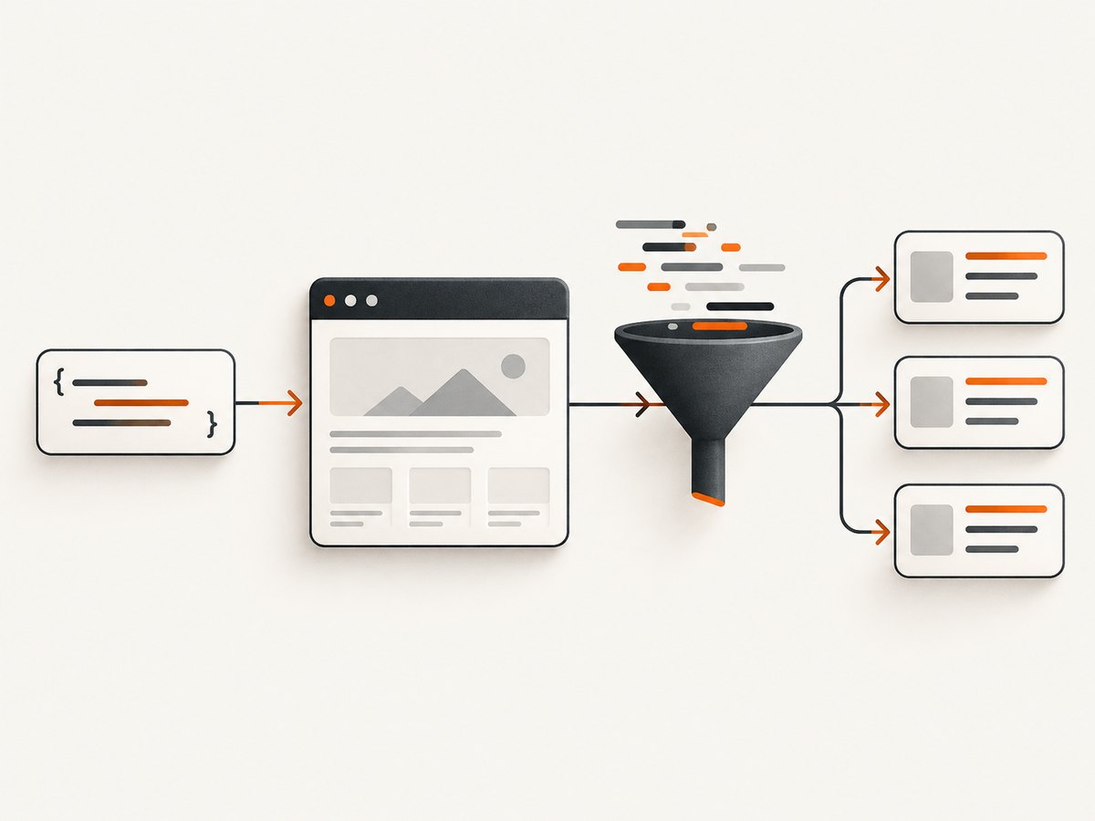 A lightweight fetch-and-parse workflow is enough when content is present in the initial HTML.