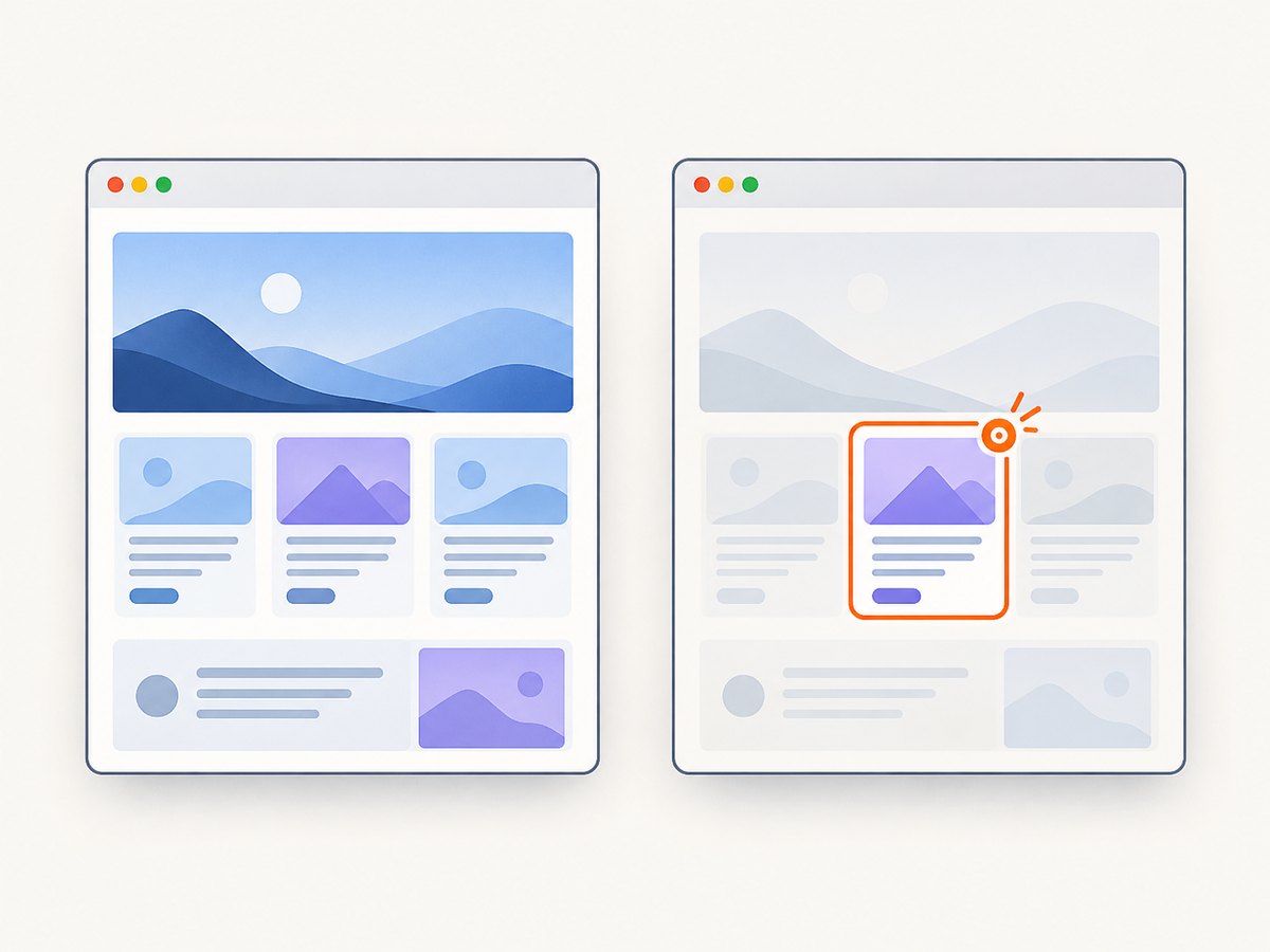 Choose full-page capture or target one stable element when the workflow needs a focused result.