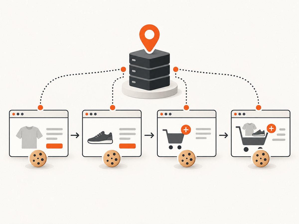 Sticky sessions preserve continuity for login and multi-step workflows.