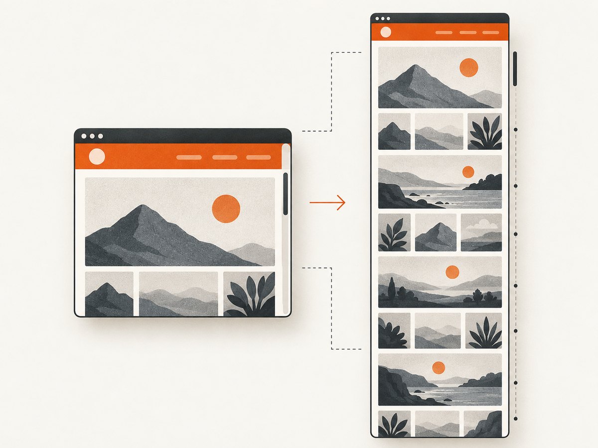 Scrolling capture extends beyond the visible Mac window while preserving page content.