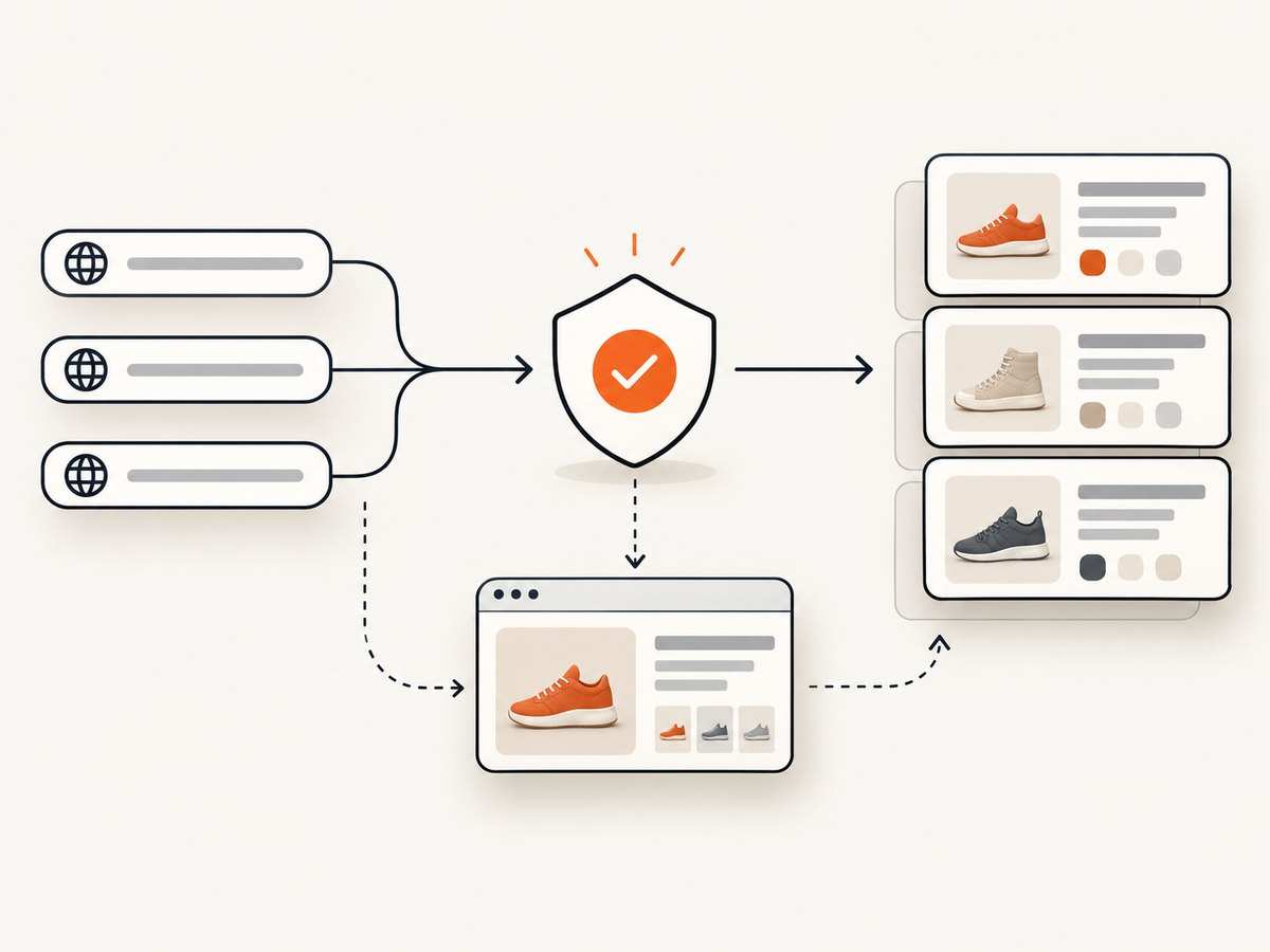 Choose APIs, rendered extraction or a general browser Actor according to the permitted data and output you need.