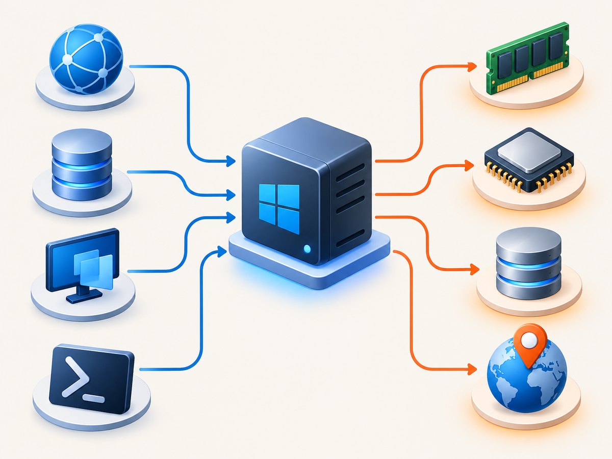 Choose Windows VPS resources from the workload you need to run.