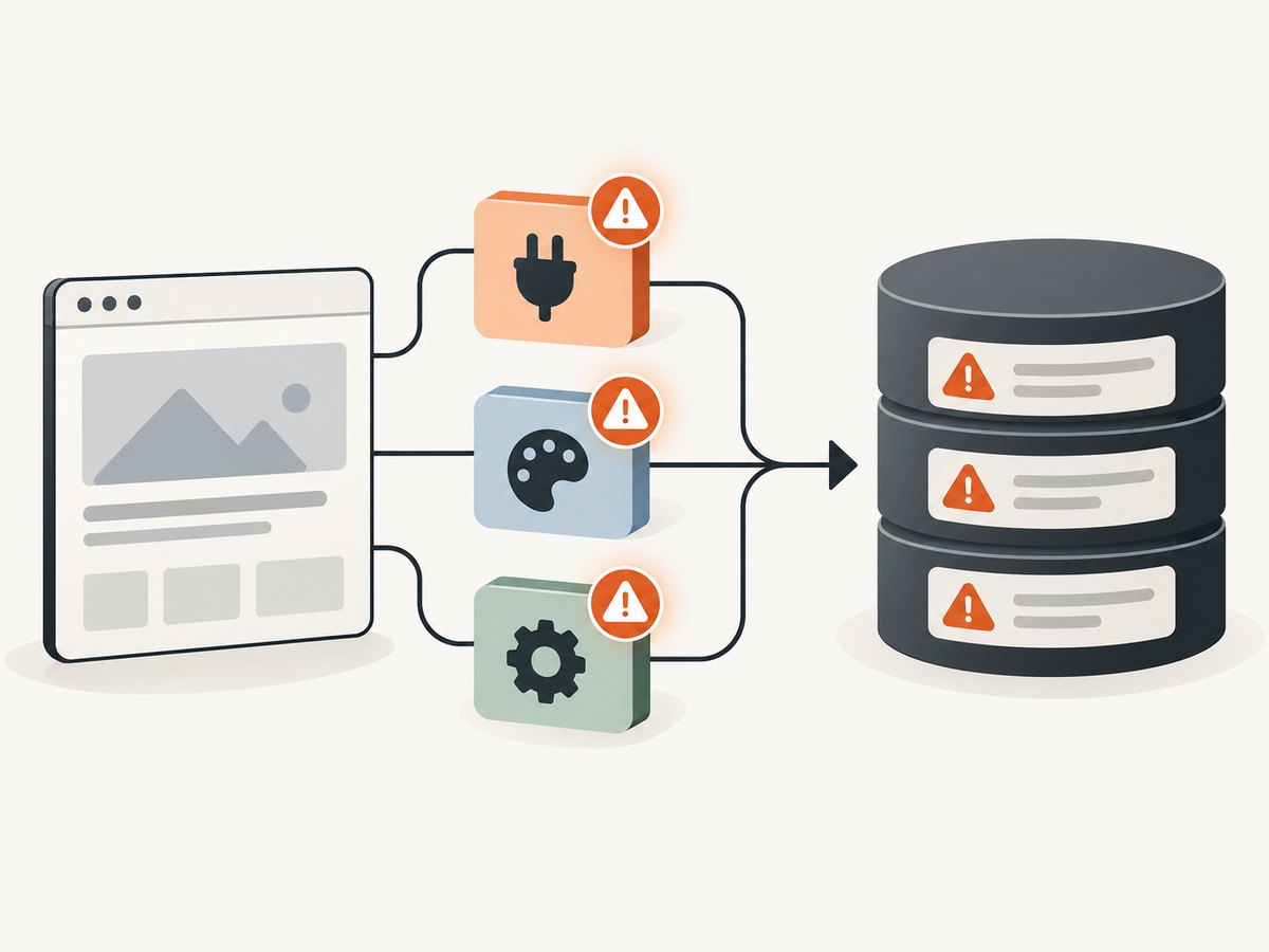 A scanner compares WordPress core, plugins and themes with vulnerability intelligence.