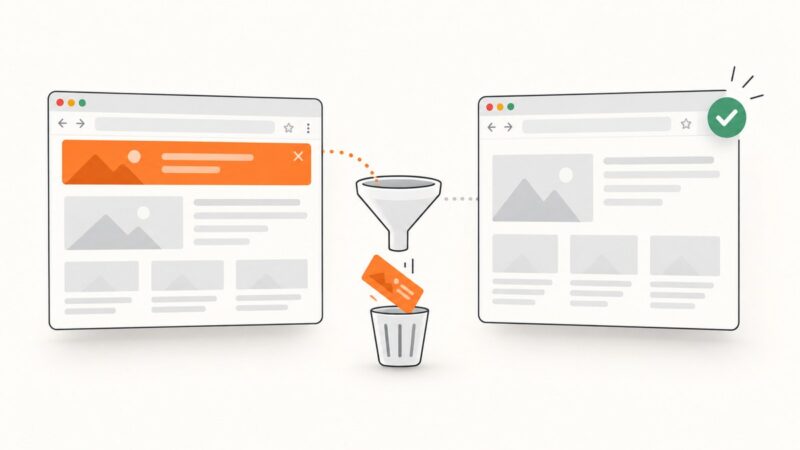 Blocking Banners on Specific Websites During Capture