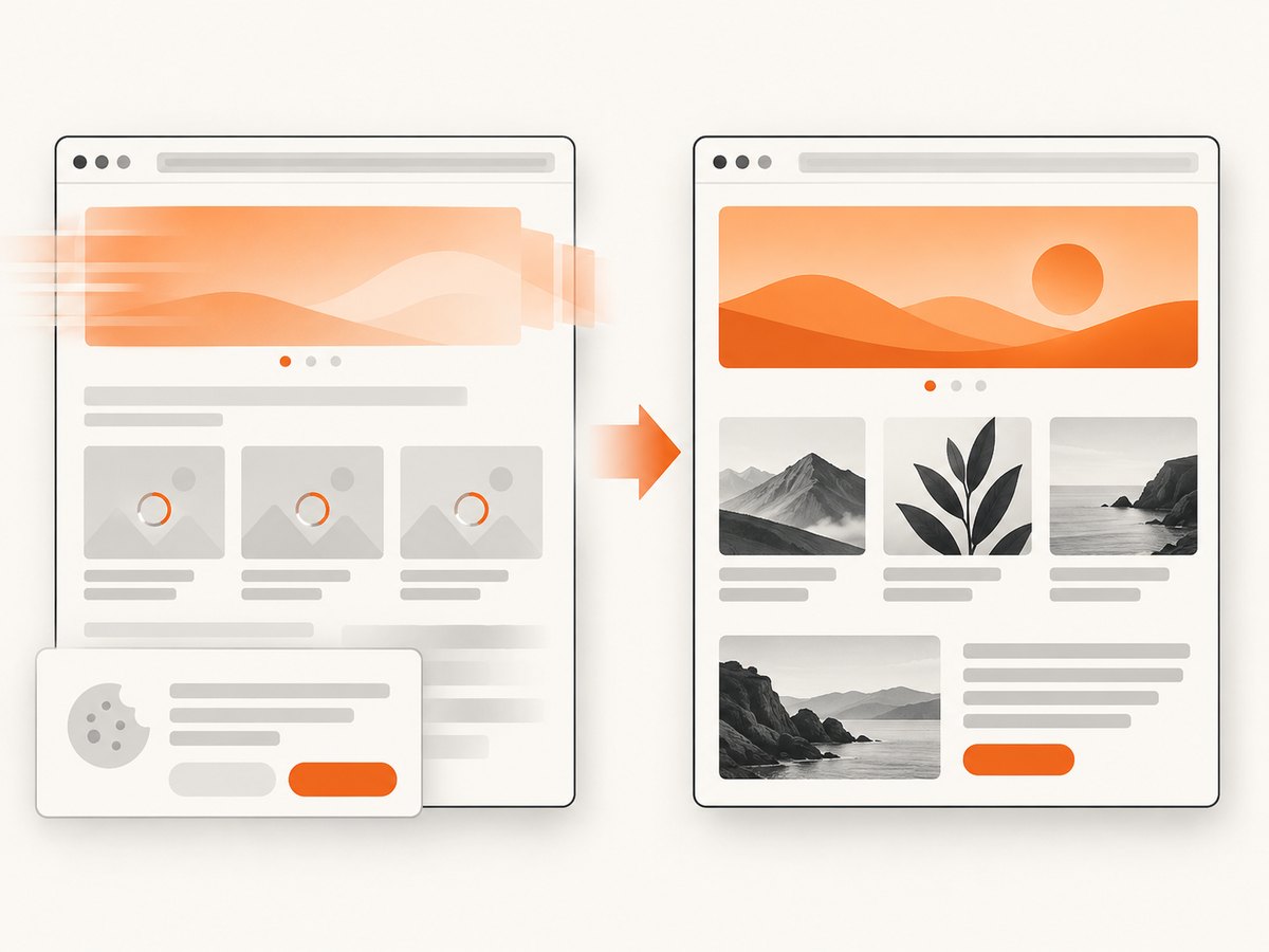 Wait for application state, fonts, images, and overlays to settle before capturing pixels.