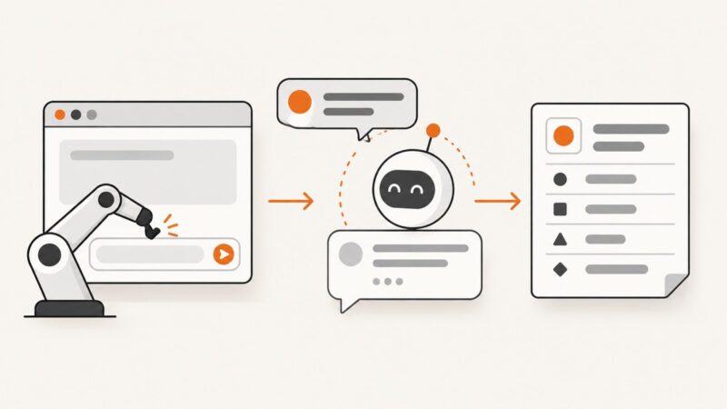 How to Build Browser Automation That Starts Chats and Records Answers