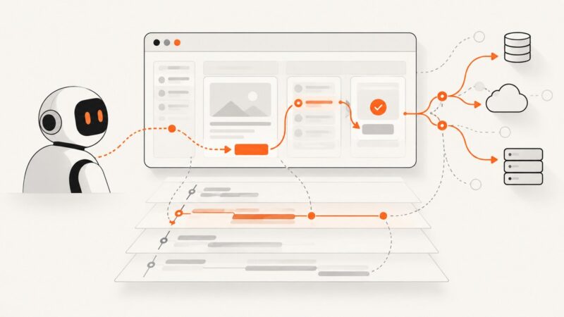 How Browser Session Traces Help AI Agents Understand Web Automation