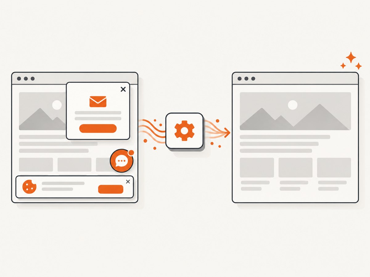 ScreenshotNeo removes common consent and overlay elements before returning a capture.