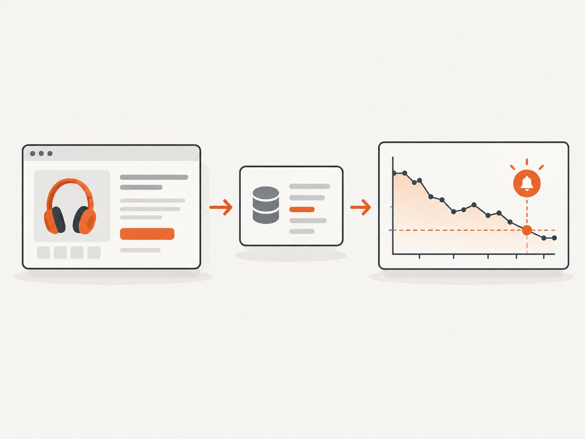 A tracker turns each validated observation into comparable history before it sends an alert.