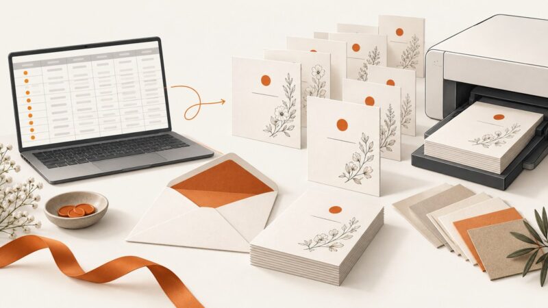 How to Bulk-Generate Custom Wedding Invitations